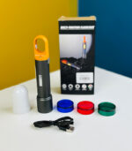 Multifunctional Rechargeable Torch, Flashlight Zoomable LED